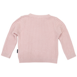 Korango Textured Knit Sweater Pink