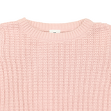 Korango Textured Knit Sweater Pink