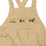 Korango Trucks & Diggers Embroidered Shortall Sand