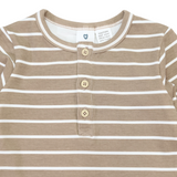 Korango Striped Bodysuit Chestnut