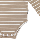 Korango Striped Bodysuit Chestnut