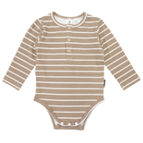 Korango Striped Bodysuit Chestnut
