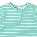 Korango Striped Bodysuit Green