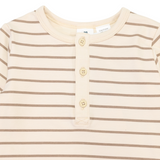Korango Striped Bodysuit Beige