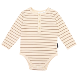 Korango Striped Bodysuit Beige