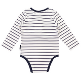 Korango Striped Bodysuit Navy