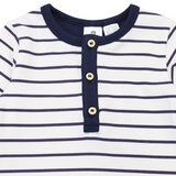 Korango Striped Bodysuit Navy