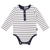 Korango Striped Bodysuit Navy