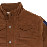 Korango Kids Sherpa Lined Cord Jacket Chestnut