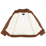 Korango Kids Sherpa Lined Cord Jacket Chestnut