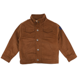 Korango Kids Sherpa Lined Cord Jacket Chestnut
