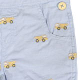Korango Embroidered Truck Chambray Overall Light