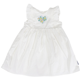 Korango  Cotton Lawn Frill Dress White