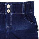 Korango Kids Denim High Waisted Short Dark