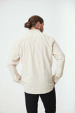 BLKWD Avalon Sand Cotton Linen Long Sleeve Shirt