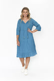 One Summer Amber Dress Jewel Blue