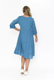 One Summer Amber Dress Jewel Blue