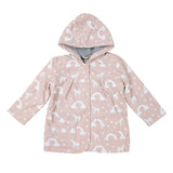 Korango Colour Change Unicorn Raincoat Dusty Pink