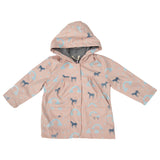 Korango Colour Change Unicorn Raincoat Dusty Pink