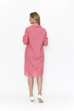 One Summer Lula Shirt Dress Pink Lemonade