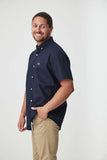 BLKWD Noosa Navy Oxford Short Sleeve Shirt