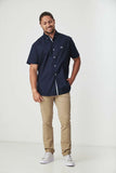 BLKWD Noosa Navy Oxford Short Sleeve Shirt