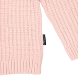 Korango Textured Knit Sweater Pink