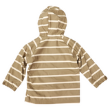 Korango Colour Change Stripe Raincoat Chestnut