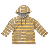 Korango Colour Change Stripe Raincoat Chestnut