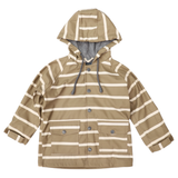 Korango Colour Change Stripe Raincoat Chestnut