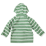 Korango Colour Change Stripe Raincoat Green