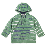 Korango Colour Change Stripe Raincoat Green