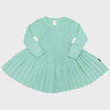 Korango Swing Knit Dress Green