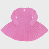 Korango Swing Knit Dress Hot Pink