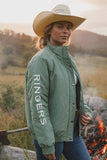 Ringers Western Tesbury Wmns Jacket Leaf & Off White