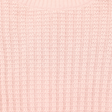 Korango Textured Knit Sweater Pink