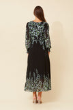CKM Priscilla Floral Maxi Dress Multi Black