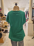 Amyic V Neck Tee Green