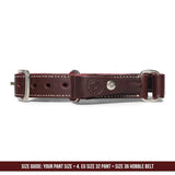 Ringers Western Hobble Belt Dark Chocolate