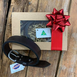 Workbelt 38mm Brown Antique Brass Buckle