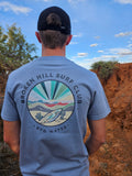 Broken Hill Surf Club Unisex Grey Desert Surf Tee Stone Blue