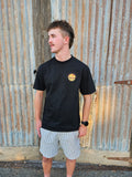 Broken Hill Surf Club Unisex Ember BYO Water Black Tee