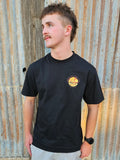 Broken Hill Surf Club Unisex Ember BYO Water Black Tee