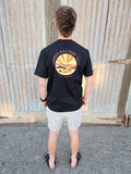 Broken Hill Surf Club Unisex Ember BYO Water Black Tee