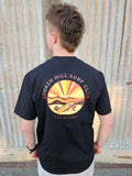 Broken Hill Surf Club Unisex Ember BYO Water Black Tee