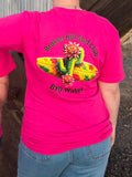 Broken Hill Surf Club Unisex Flowering Cactus Tee Pink