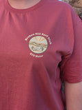 Broken Hill Surf Club Wmns Cropped Natural Desert Surf Tee Canyon