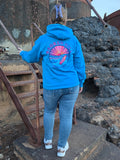 Broken Hill Surf Club Unisex Neon Desert Hoodie Sapphire