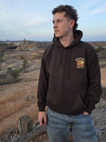 Broken Hill Surf Club Unisex Desert Man Hoodie Chocolate