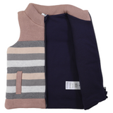 Korango Kids Padded Knit Vest Hazelnut Stripe